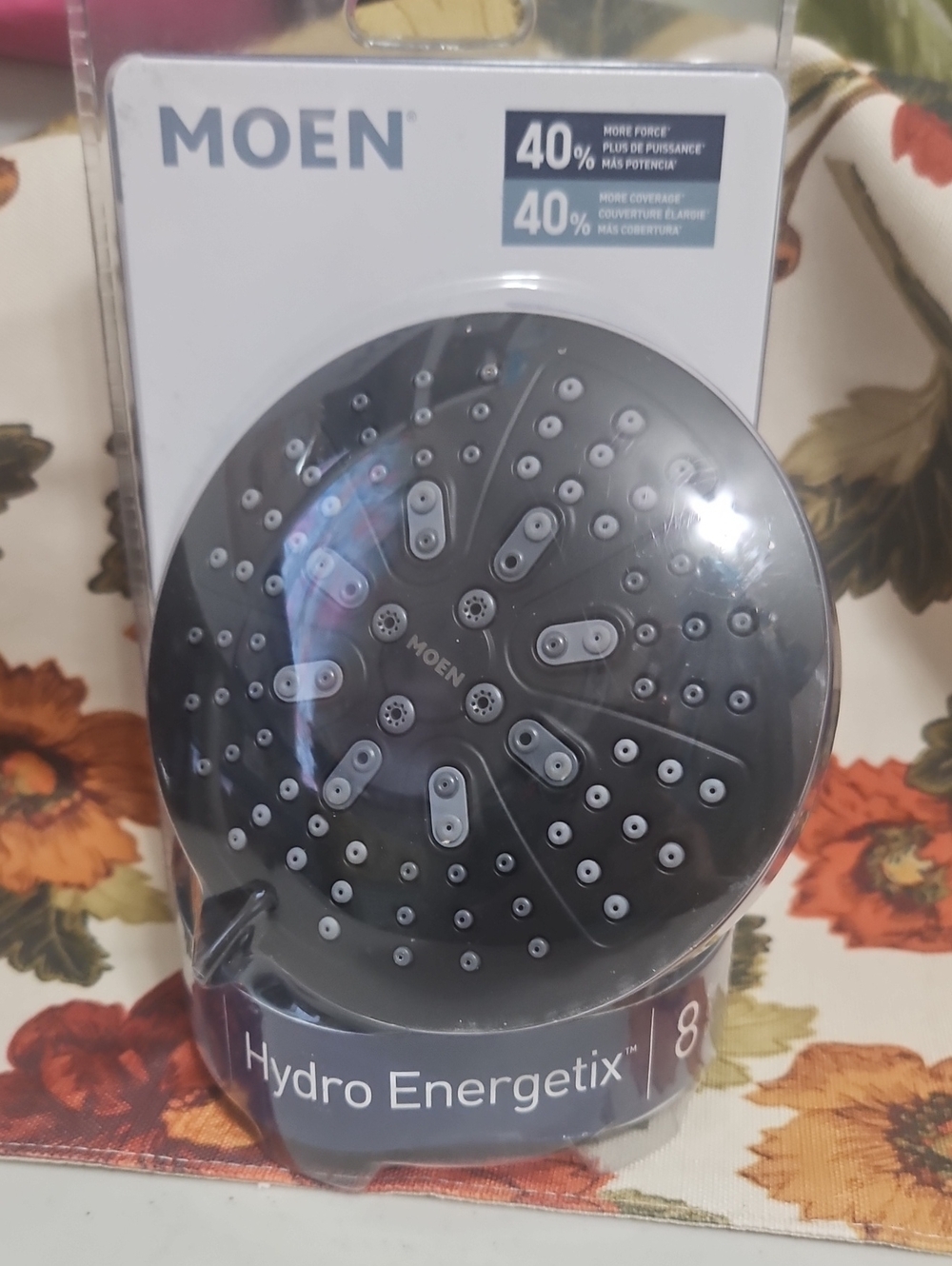 Moen Hydro Energetix 8 Setting Shower Head NEW Still Packaged